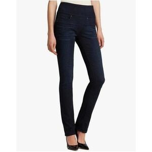 NWT SPANX Womens The Signature Straight High Rise Side Zip Jeans Size 28